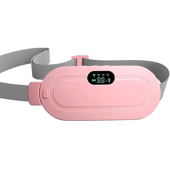 Rechargeable Heated Massage Belt For Girls – Portable Heat & Vibration Waist Belt