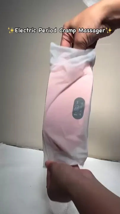 Period Cramp Relief Belt – Portable Electric Menstrual Heating Pad with Massager | Rechargeable Heated Belly Belt for Women & Girls | 3 Heat Levels, 4 Vibration Modes | Warm Compress for Menstrual, Back & Abdominal Pain Relief