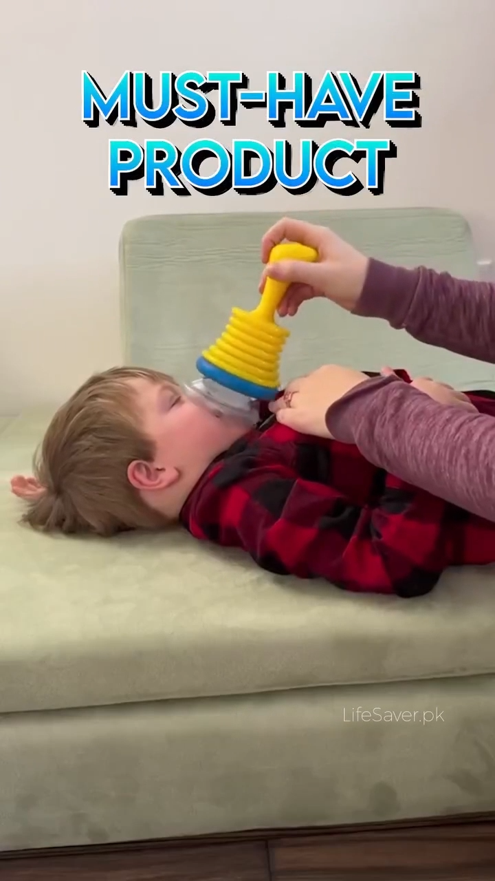 Anti-Choking Rescue Mask – Emergency Airway Clearance Device for Adults & Children